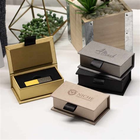 Crystal Flash Drive Laser Engraved Photoflashdrive Usb Box Photographer Packaging Luxe Box