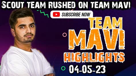 Team Mavi Highlights Bgmi Scrims MAVIOP Mavihighlights YouTube