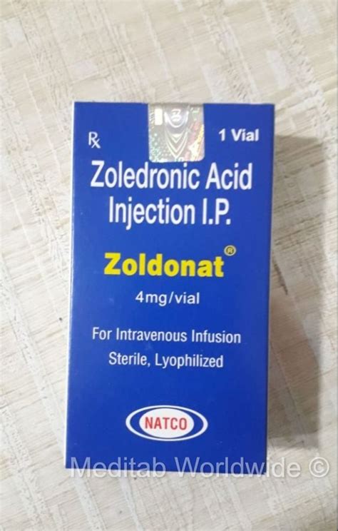 Zoledronic Acid Injection At Best Price In India