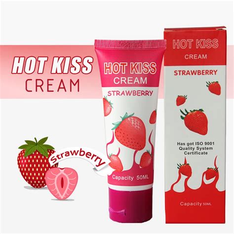 Hot Kiss Gel Anal Comestible Para Mujer Lubricante De Fresa Para Sexo