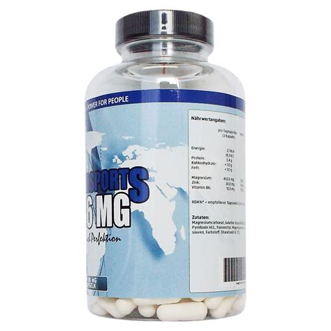 ZMA 540 Kapseln Zink Magnesium Vitamin B6 Zum Muskelaufbau 3