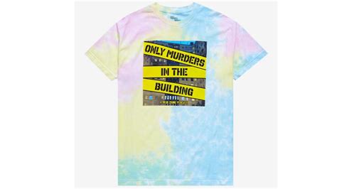 ONLY MURDERS IN THE BUILDING PODCAST ART TIE-DYE T-SHIRT - The Pop Insider