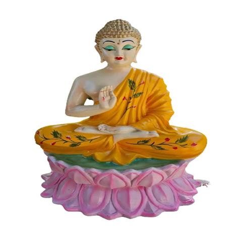 Inch Resin Lotus Buddha Statue Temple At Rs In Meerut Id