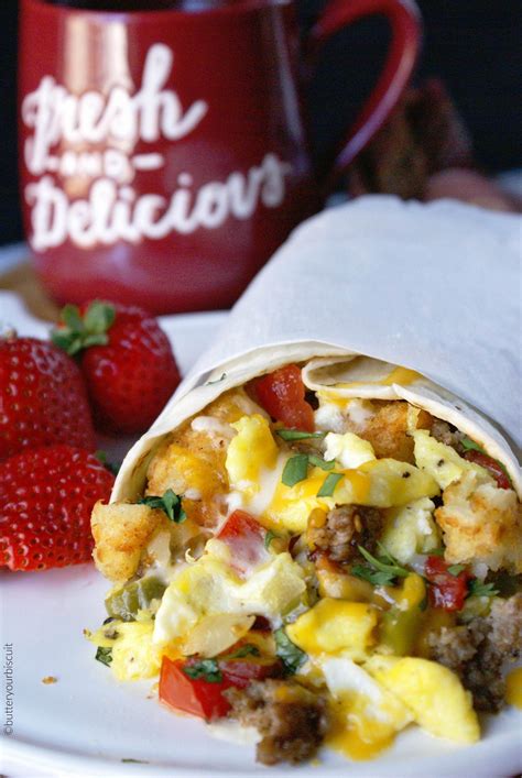 Breakfast Burritos Are Quick And Easy And You Can Make A Whole Bunch