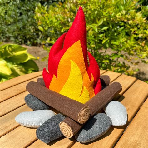 Felt Campfire Etsy