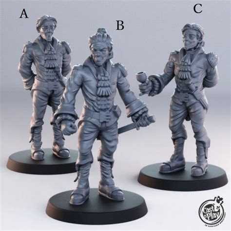 Male Noble Miniature For Dungeons And Dragons 32mm Scale 40mm In