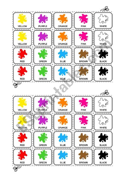 Colours ESL Worksheet By Lete