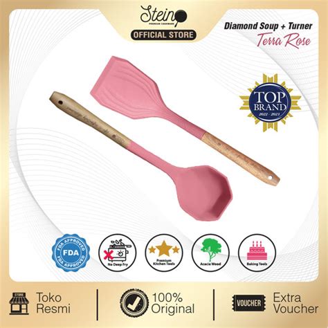 Jual STEIN Bundle Diamond Spatula Soup Turner Cappucino Jakarta