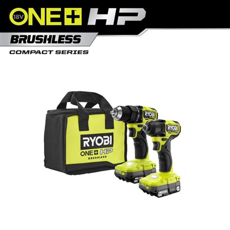 RYOBI 18 Volt ONE HP Brushless Cordless Compact 1 2 In Drill And