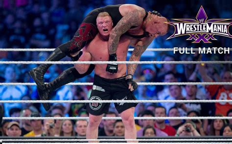 Wwe Subió A Youtube La Pelea The Undertaker Vs Brock Lesnar Que Marcó