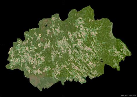 Jogeva Estonia Black Solid Sentinel 2 Satellite Stock Photo Image