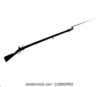 Musket Bayonet Stock Vector (Royalty Free) 1158829903 | Shutterstock