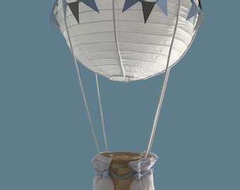 Hot Air Balloon Light Shade Decoration Etsy UK