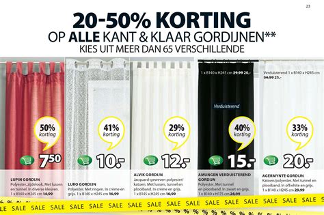 Korting Op Alle Kant Klaar Gordijnen Aanbieding Bij Jysk