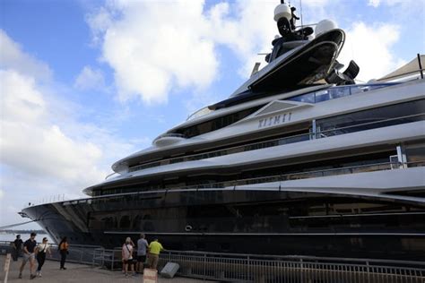 Shad Khan's new yacht Kismet in Jacksonville