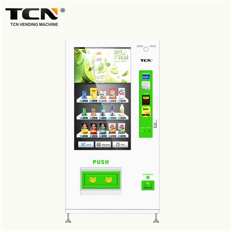 Tcn Touch Screen App Vending Machine With Inch China Snack Vending