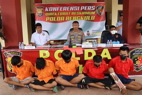 Selama Gelaran Ops Musang Nala II 2022 Polda Bengkulu Tangkap 5