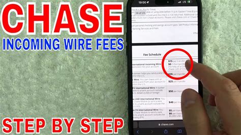 Chase Incoming Wire Fees Youtube