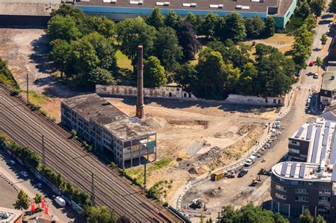 Luftbild Ahlen Baustelle Zum Neubau Der Kreisverkehr Stra Enf Hrung