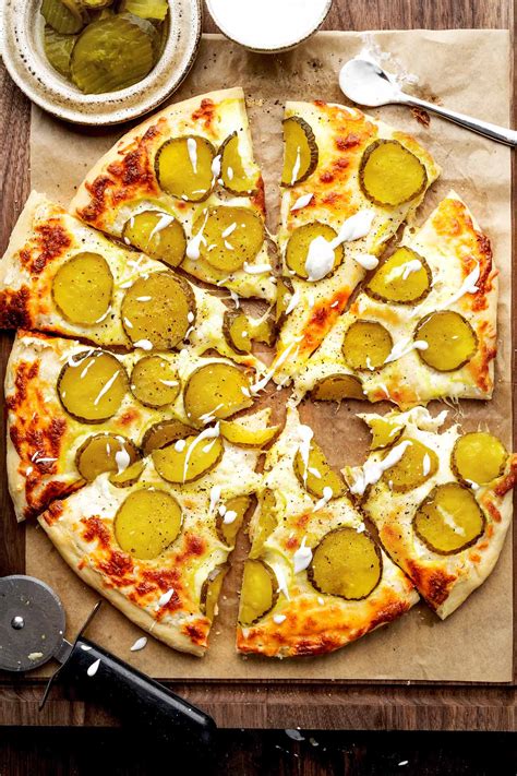 Dill Pickle Pizza Recipe Chefjar