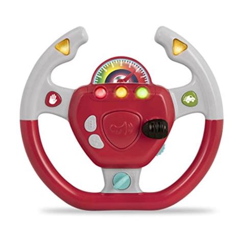 Battat Geared To Steer Interactive Driving Wheel Portable Pretend