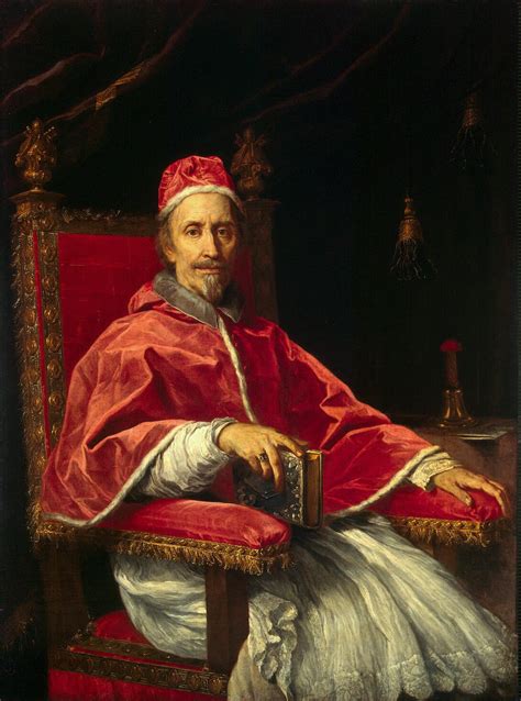 Portrait Of Pope Clement Ix Painting Maratti Carlo Oil Paintings