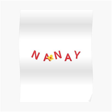 Nanay Poster For Sale By Artytita Redbubble