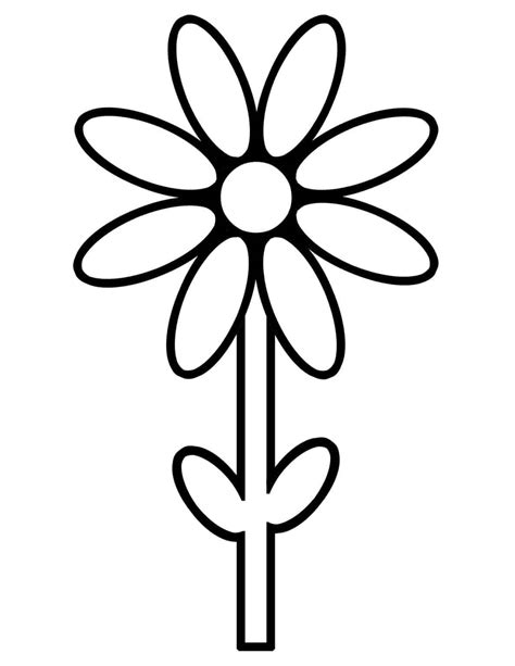 Free Flower Template Printable Pdf Crafts On Sea Free Printable