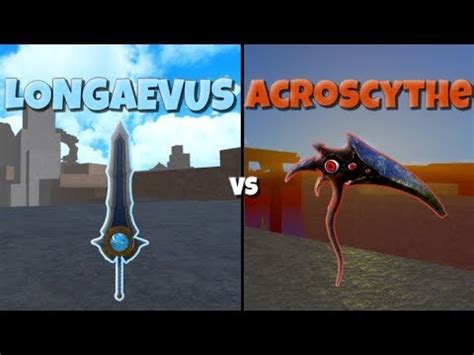 Longaevus VS Acroscythe PVP King Legacy YouTube