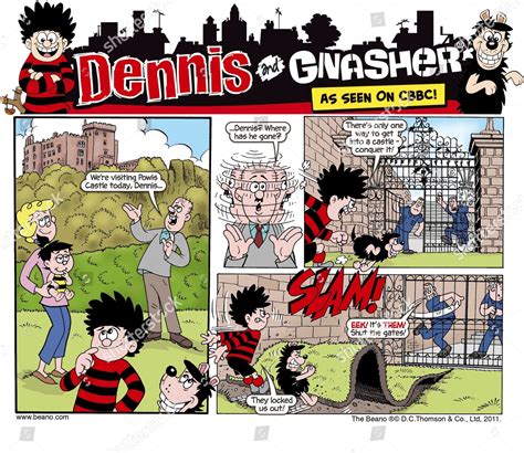 Special Beano Edition Showing Dennis Gnasher Editorial Stock Photo