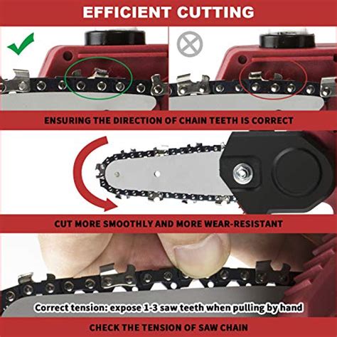 Panzheng Upgrade Mini Chainsaw Inch Cordless Electric Hand Chain Saw