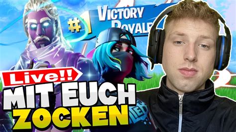 MIT EUCH ZOCKEN Custome Games ABO ZOCKEN Fortnite Deutsch Live