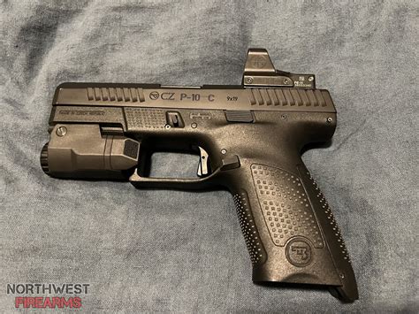 Cz P10 C With Leupold Delta Point Pro Weapon Light And Three Mags