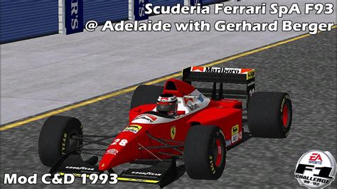 F C Scuderia Ferrari Spa F Adelaide With Gerhard Berger Mod C D