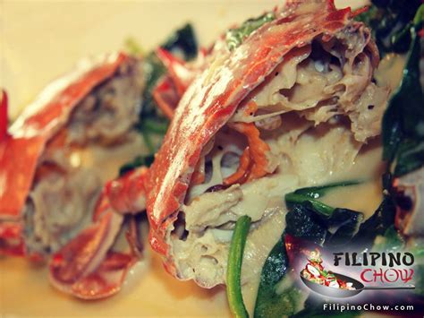 Ginataang Alimasag Crabs In Coconut Milk Filipino Chows Philippine