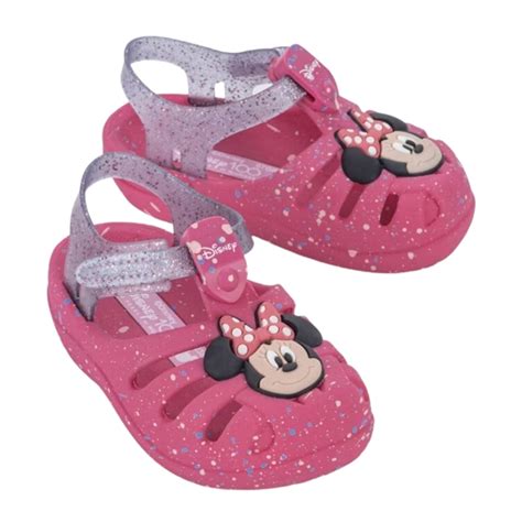 Sandália Babuche Disney Grendene Kids Feminina 22303 Rosa Lilás