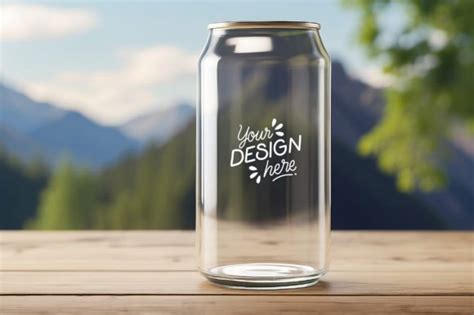 Libbey 16oz Glass Can Mockup Graphic By Mercimockups · Creative Fabrica