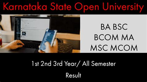 Ksou Results 2022 Karnataka State Open University Ba Bsc Bcom Ma Msc