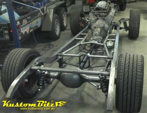 Chevy Hot Rod Chassis Construction New Reproduction Street Rod Chassis With IFS Kustom