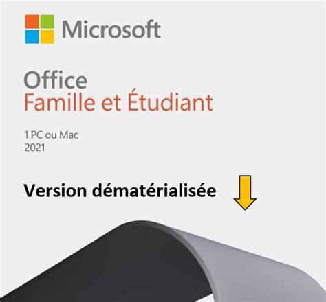 Microsoft Office Famille Et Etudiant D M Infinytech Reunion