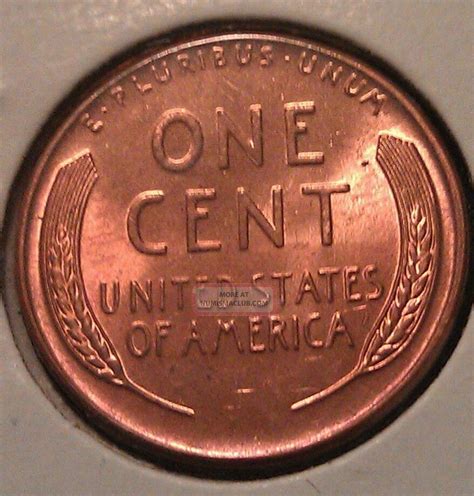 P Lincoln Cent Wheat Penny Brilliant Red Gem Bu Uncirculated