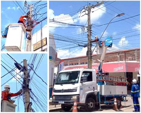 Neoenergia Remove Toneladas De Fios Irregulares Em Serra Talhada