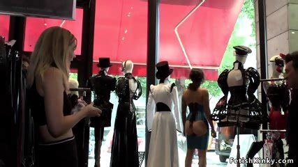 Euro Babe Anal Gangbanged In Public