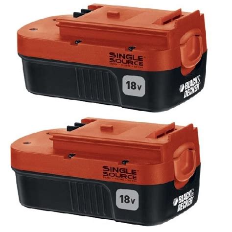 Black Decker HPB18 OPE 2 Pack 18v 18 Volt NiCad Single Source