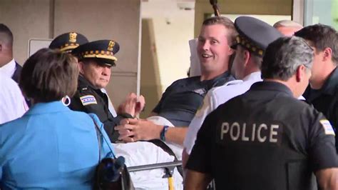 Chicago Officer Paralyzed In Shooting Is Released From Hospital Video