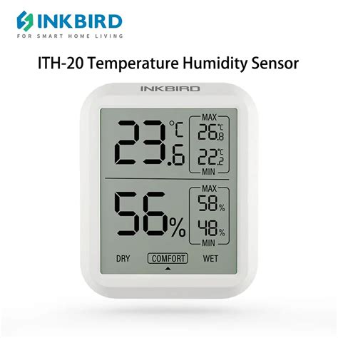 Inkbird Term Metro E Higr Metro Digital Para Interiores Monitor De