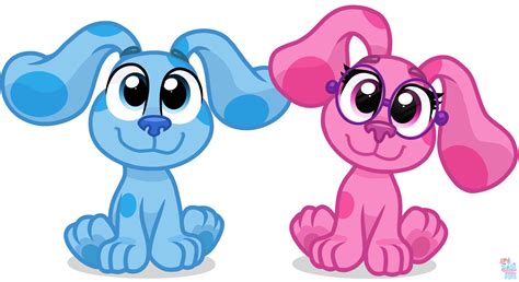 Blues Clues And You Blue And Magenta Vector By Rainboweeveede On