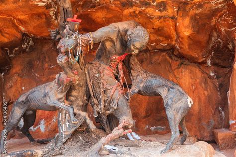 Statues Of Christians Persucuted Under Kabaka Mwanga Ii Of Buganda