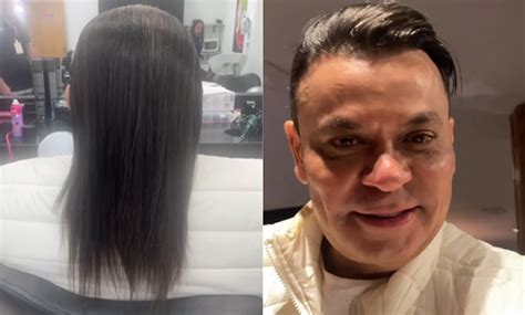 Frank Aguiar aparece visual novo após corte de cabelo e