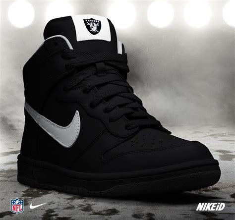 Oakland Raiders Nike Dun Nfl Id Tênis Nike Para Corrida Calçados